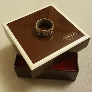 Coach signature ring